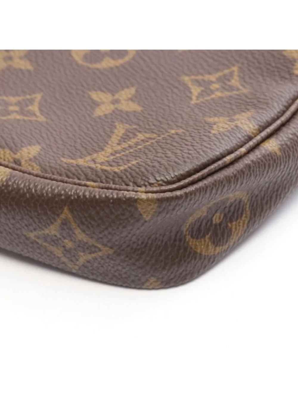 Louis Vuitton Handbag Pochette Soir Canvas Leather